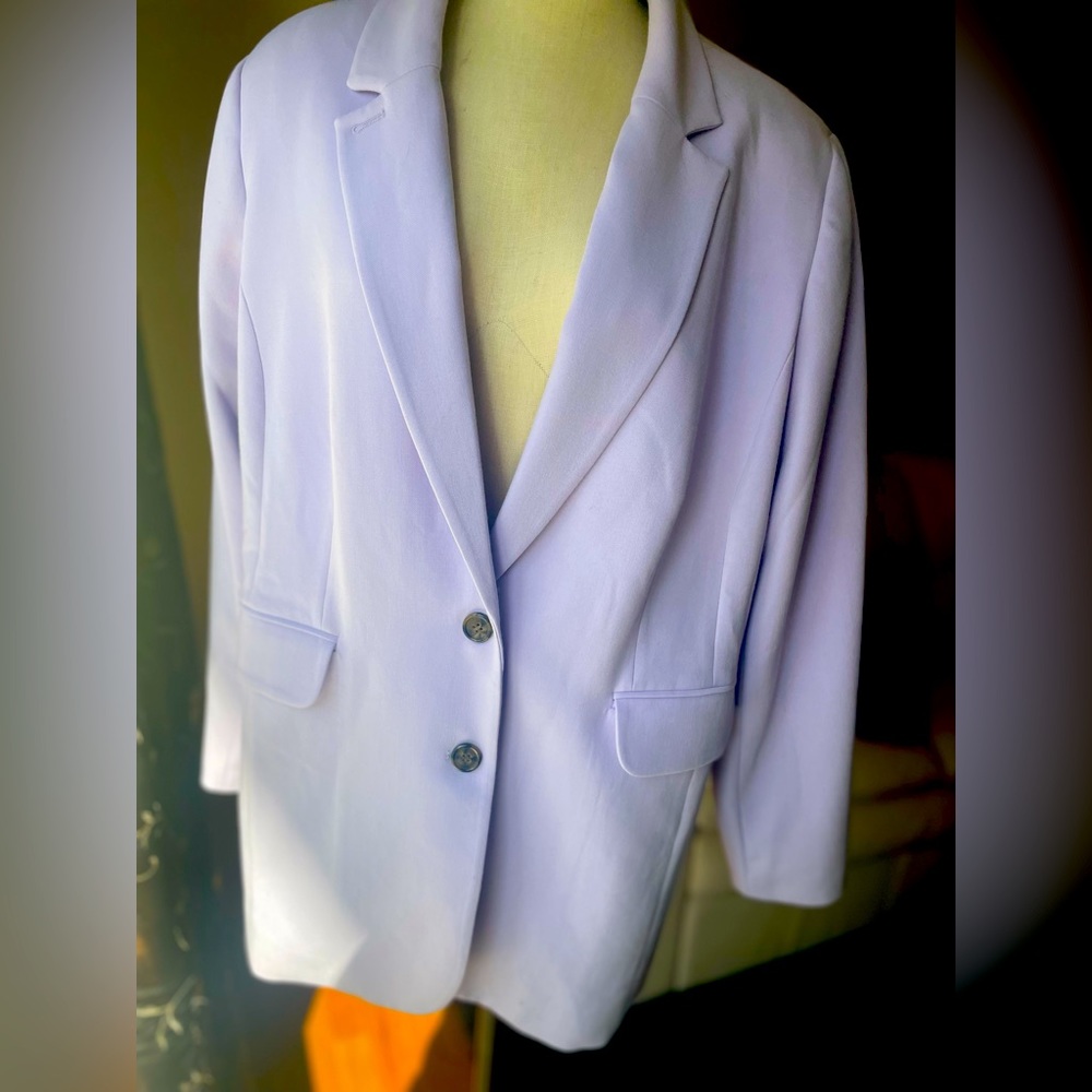 Lavander blazer by eloqui never worn.